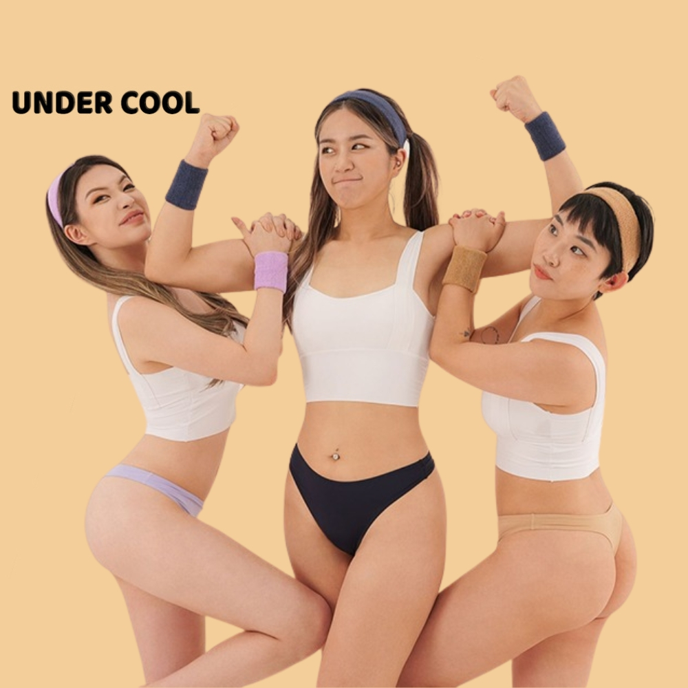 Quần lót lọt khe UNDERCOOL đúc su thông hơi thoáng mát - quần chíp dây su QL13
