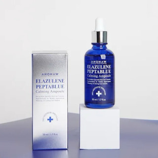 Bộ Đôi Dưỡng Trắng , Chống Lão Hóa Cao Cấp Ahohaw Anti-Aging Cream & Alazulene Peptablue Ampoule