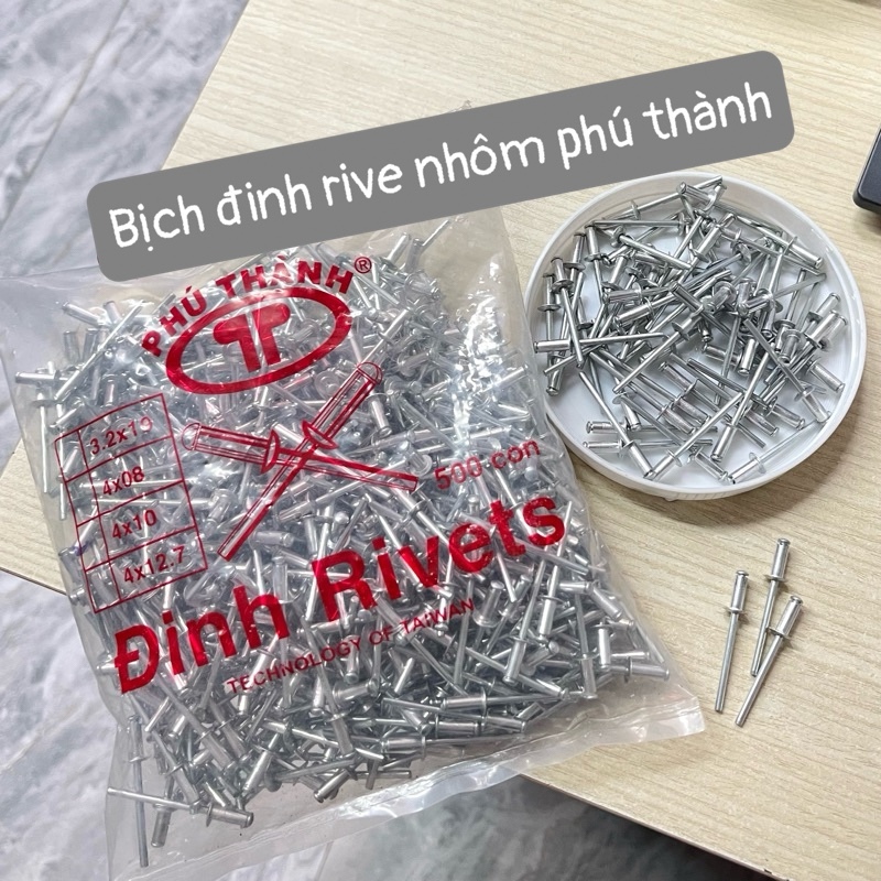 (1bich) Đinh Rive - Đinh Rút Nhôm Đủ Kích Cỡ 3,4,5 li | Shopee Việt Nam