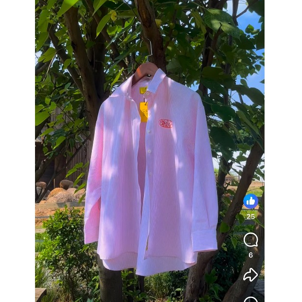 Áo Sơ Mi Dài Tay BOO Oversized Kẻ sọc Infinitee 09 BOOLAAB
