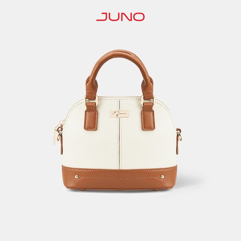 Túi Xách Nữ Thời Trang JUNO Cỡ Nhỏ Top Handle Logo Chữ Kí TXN812