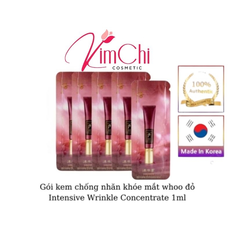 Kem Nhăn và thâm Quầng mắt Whoo đỏ 1ml