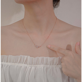 Dây chuyền nữ LAMY Plum Flower Necklace Rose Gold 6396