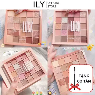 Bảng Phấn Mắt 25 Màu Đất Mờ Thời Trang Giá Rẻ Size Lớn Phấn Mắt Có Nhũ Makeup Trang Điểm Bảng Mắt ILY