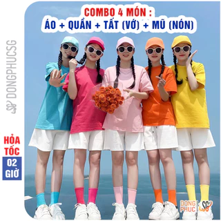 Set đồ đi biển nam nữ hội nhóm gia đình cặp đôi có 20 màu nổi bật thun dày dặn CSM2 DONGPHUCSG