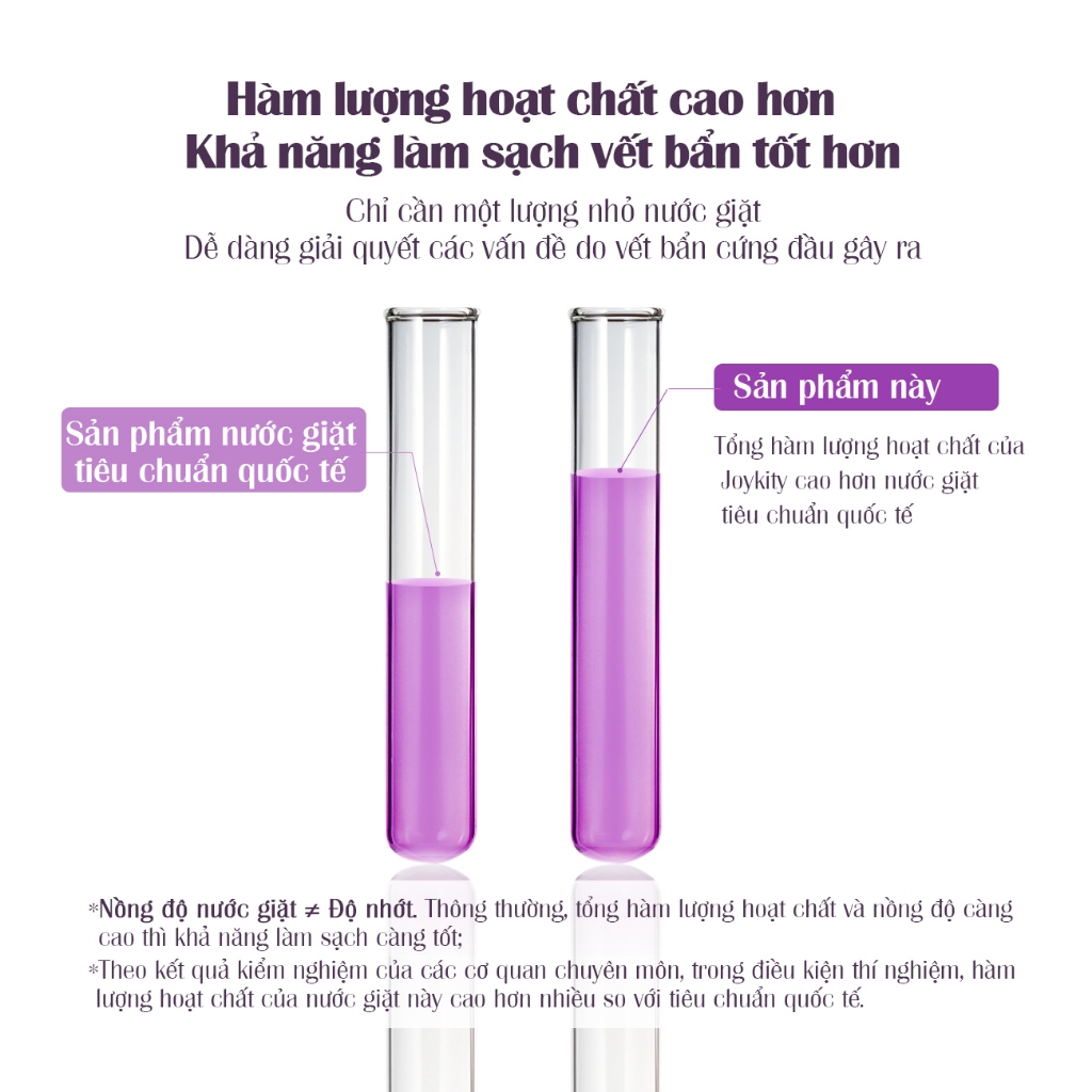 Ảnh Nước Giặt Joykity Hương Lavender túi 2L Dịu Nhẹ An Toàn Cho Da / Hỗ Trợ Làm Sạch Vết Bẩn 1