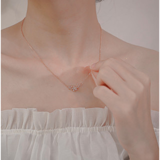 Dây chuyền nữ LAMY Plum Flower Necklace Rose Gold 6396