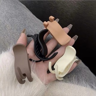 Set 12 Kẹp càng cua Moral Kẹp tóc càng cua 3 răng và 5 răng, cặp tóc thiết kế đen nhám phong cách Hàn Quốc