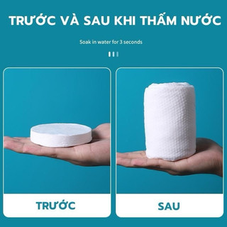 Khăn tắm du lịch dùng một lần dạng viên nén 70x140 cm an toàn, vệ sinh