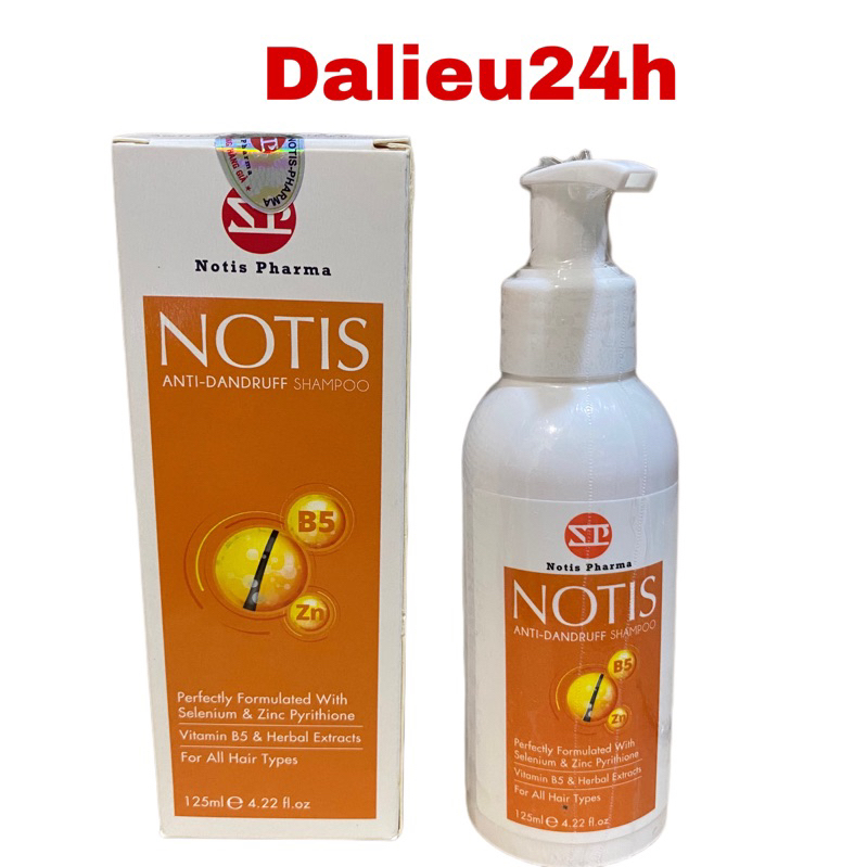 DẦU GỘI DR.EA NOTIS ANTI DANDRUFF SHAMPOO 125ML sạch gầu , giảm ngứa da ...