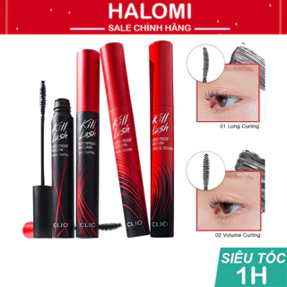 Mascara Clio Kill Lash Superproof chuốt mi chống nước giữ cong, dài và dày mi chuyên cho makeup 7g