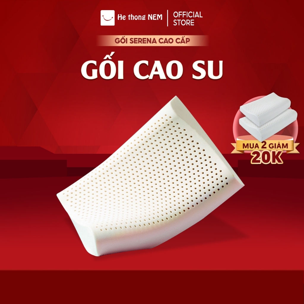 Ruột gối cao su non công thái học - Hình ảnh thực tế