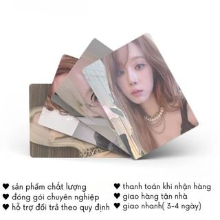 Card Wi.nt.er A.es.pa Vibe Kpop Fandmade Hộp Bo Góc 50 Tấm Lomo Hologram Timo QT47