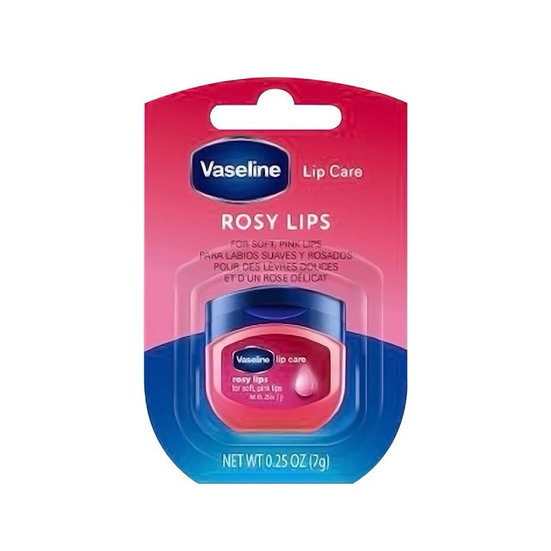 Son dưỡng môi , dưỡng môi Vaseline , dưỡng môi - hồng căng bóng 7g