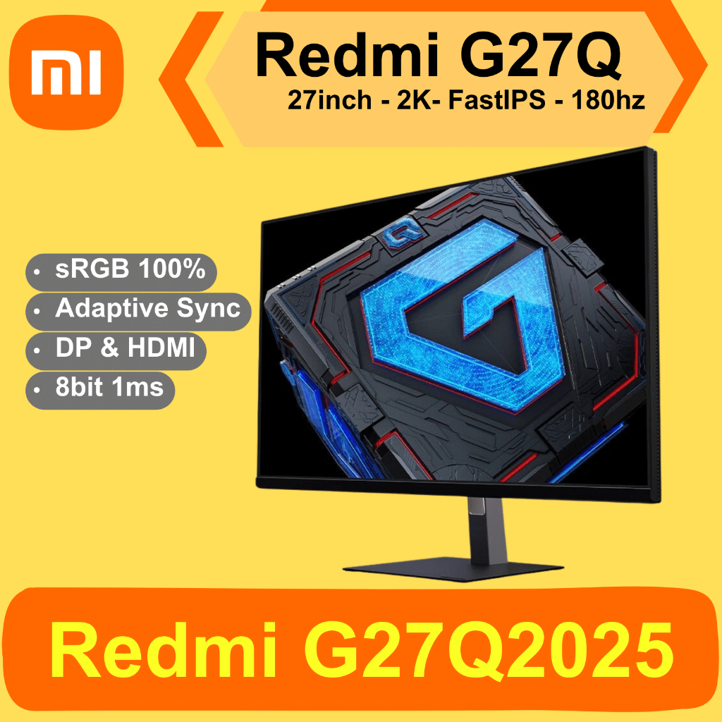 Màn hình Xiaomi Redmi G27Q2025 27inch 2K FastIPS 180hz (Chính hãng mới ...