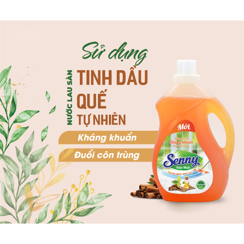 Ảnh Nước lau sàn Senny hương quế 980 gr 2