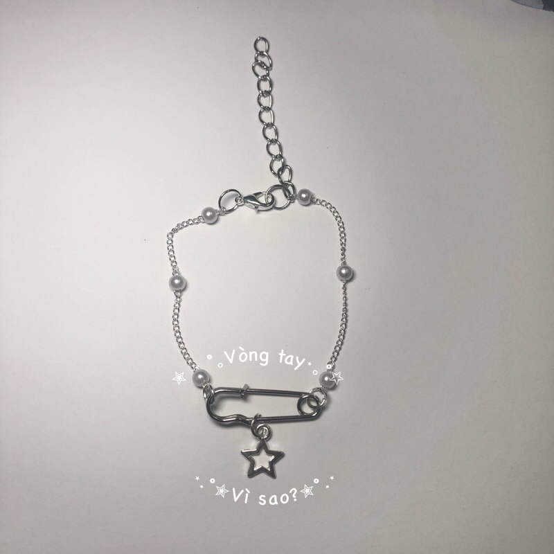 Vòng Tay Nữ Safety Pins Lonely Star Vì Sao ? | Shopee Việt Nam