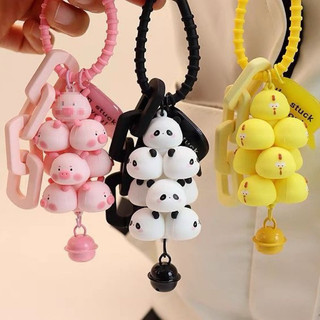 Móc Khoá chuỗi xâu gấu trúc chú heo gà con  cực hot