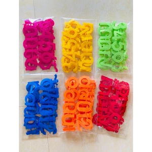 29 CHỮ CÁI IN THƯỜNG + 10 SỐ NỈ- TRANG TRÍ MẦM NON - Đồ chơi mầm non
