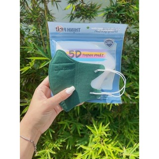 Hộp 10 gói(100 chiếc) khẩu trang thịnh phát 3 lớp kháng khuẩn , chống nắng màu trắng