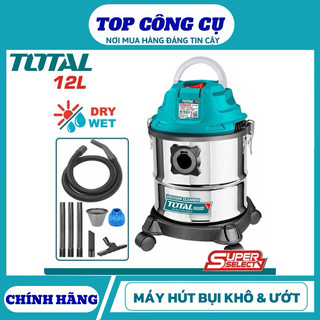 TOTAL Máy Hút Bụi khô & ướt 10L-12L-30L/ TVC10101, TVC12101, TVC12202, TVC14122, TVC13301, TVC14301