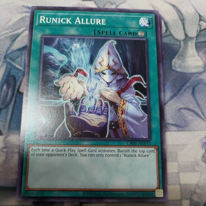 Thẻ bài YUGIOH - AE - Runick Allure - CR01-AE153 - Common - Continuous ...