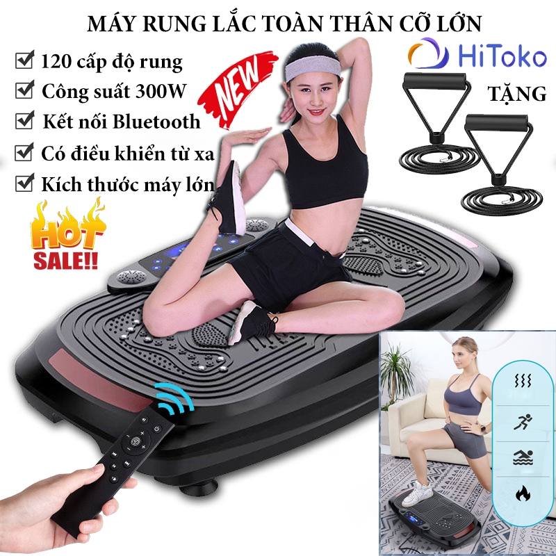 Máy Rung Lắc Toàn Thân 120 Cấp Độ Giảm Mỡ Bụng, Bàn Rung Giảm Cân Điều ...