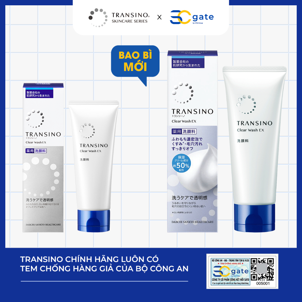 Ảnh Sữa rửa mặt TRANSINO  - TRANSINO clear wash 100G 3