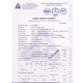 Mẫu  thử 5gr Kem dưỡng làm sáng da Anlumin giúp làm ẩm, hỗ trợ giảm thâm nám, đều màu da và làm chậm quá trình lão hoá