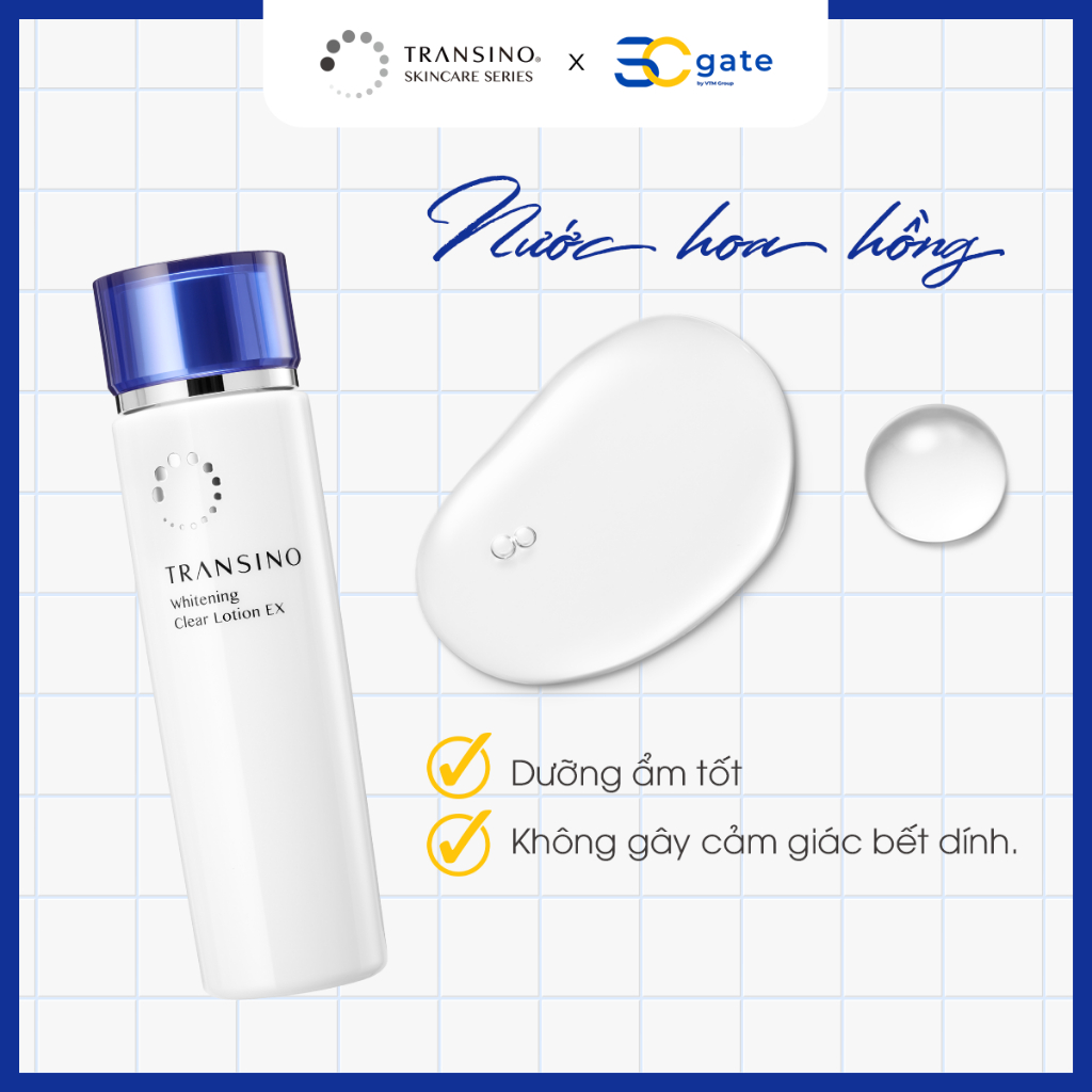 Ảnh Combo 2 Nước Hoa Hồng TRANSINO Dưỡng Trắng Da 150ml 4