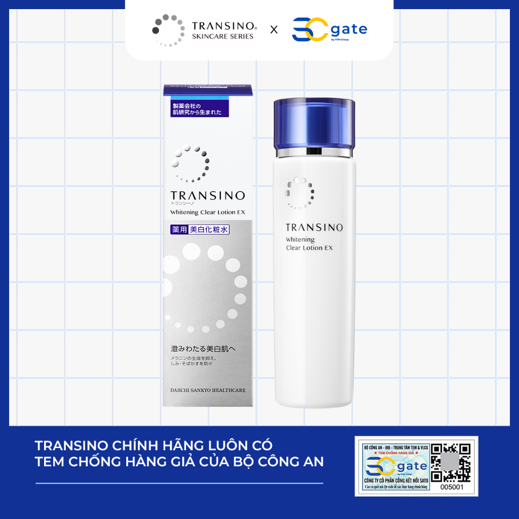 Ảnh Bộ 3 Sản Phẩm Dưỡng Trắng Da Chuyên Sâu TRANSINO Clear Lotion EX - Melano Essence 30 - Clear Milk 3
