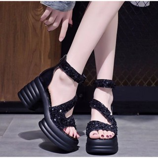 SANDAL CG QUAI ZIZ ZAC KIM SA 7CMM SIÊU ÊM SIÊU BỀN DÒNG HÀNG CAO CẤP nn1 N1N YUAA2