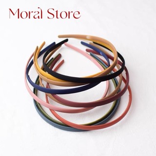Bờm Tóc, Băng Đô Rửa Mặt Màu Nhám Chống Trượt Phong Cách Hàn Quốc Cho Nữ