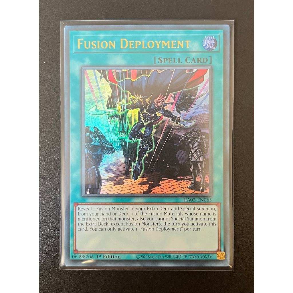 [Thẻ bài Yugioh] - [TCG-UK] - RA02-EN065 - Fusion Deployment | Shopee ...
