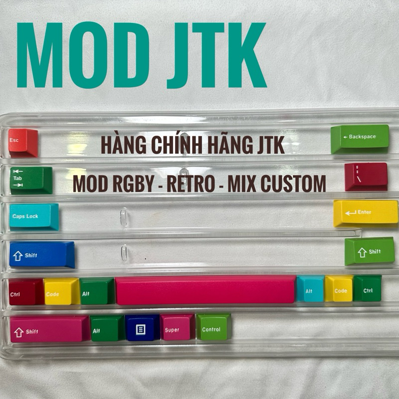 MOD JTK | Mod Keycap - Nút Bàn Phím - Custom - KEYCAP JTK - KHÔNG BAO ...