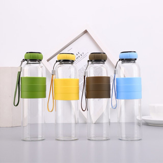 Bình Thuỷ Tinh Pha Trà - Detox - Đựng Nước Trái Cây 550ml - Thiết Kế Sang Chảnh