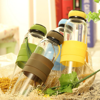 Bình Thuỷ Tinh Pha Trà - Detox - Đựng Nước Trái Cây 550ml - Thiết Kế Sang Chảnh