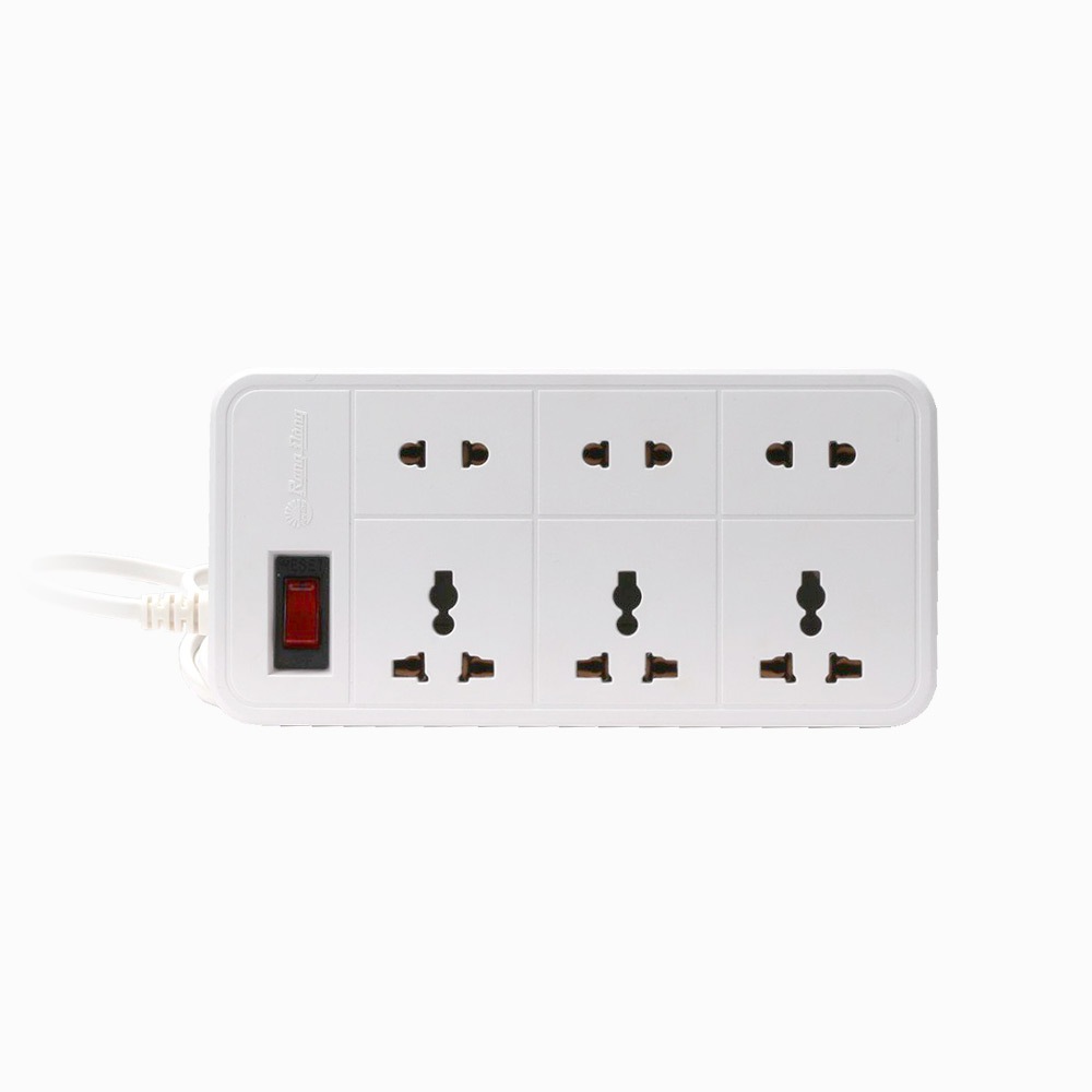 Ảnh Ổ cắm đa năng thông minh kéo dài Rạng Đông chịu tải OC06 10A công suất 2500W thiết kế đảm bảo an toàn 3