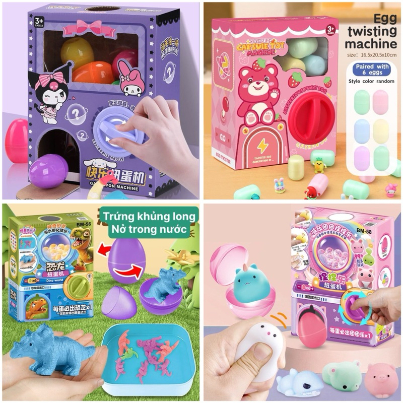 Đồ chơi máy unbox trứng bất ngờ, blinbox trứng bất ngờ cho bé, máy ...