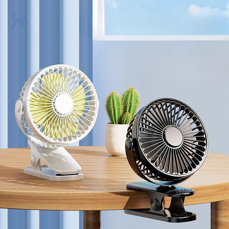 Quạt Mini Tích Điện Để Bàn Cực Mát, Quạt Tích Điện Mini Kẹp Bàn, Độ Kẹp Chắc Chắn Cho Dân Văn Phòng