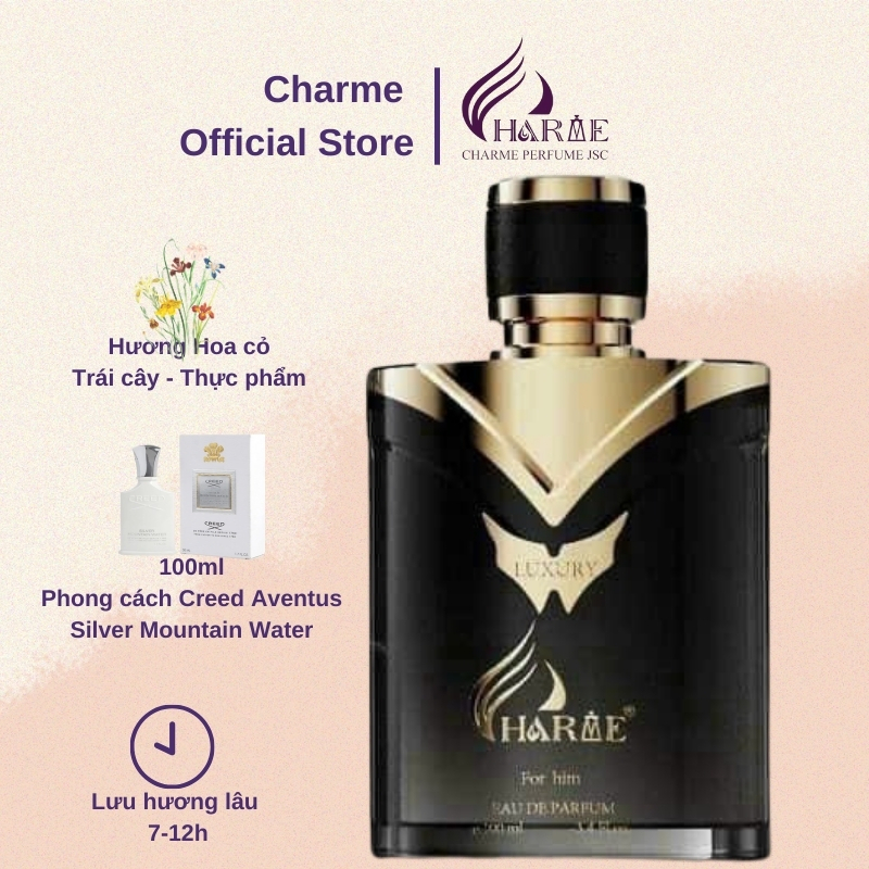 チャーム・ラグジュアリー香水男性用　Charme Luxury 100ml新品 Nước hoa Nam Charme Luxury 100ml sang trong lịch lãm tươi