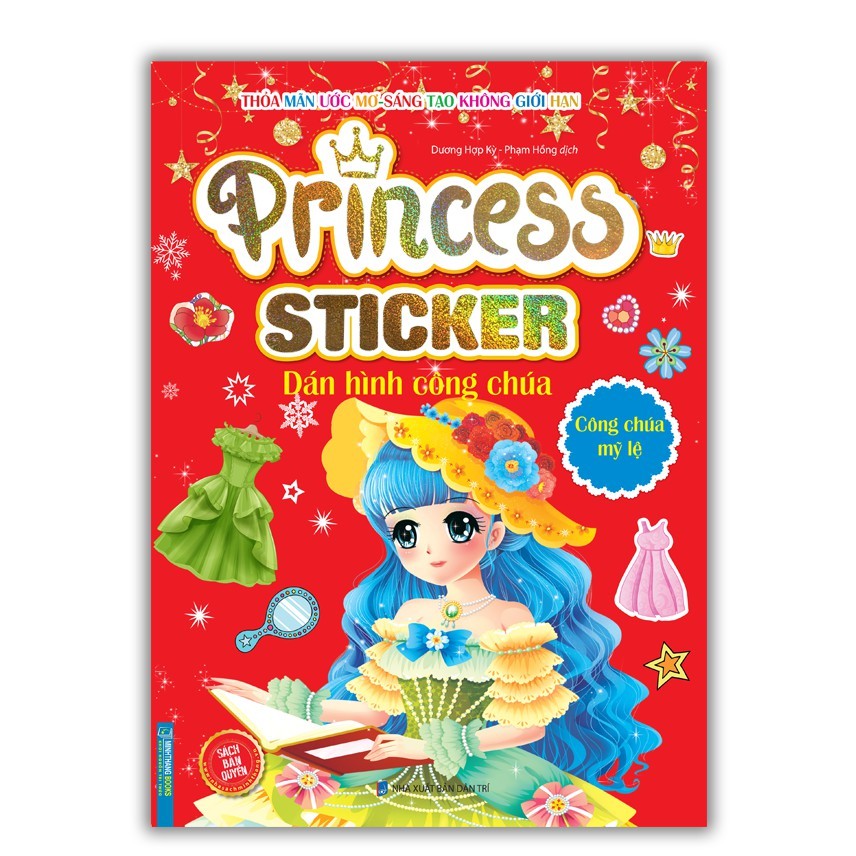 Sách - Princess sticker - Công chúa mỹ lệ | Shopee Việt Nam
