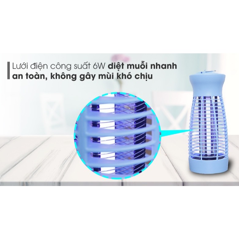 (Chính Hãng) Đèn Bắt Muỗi Diệt Côn Trùng COMET Đa Năng Thiết Kế Nhỏ Gọn Hiệu Quả Cao An Toàn Dễ Sử Dụng  (CM069 6W)