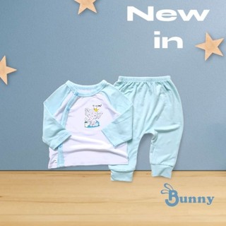 Bộ hè sơ sinh Bunny chất cotton lụa cao cấp cho bé 3-10kg