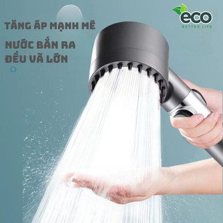 Vòi sen 3 trong 1 chế độ phun nước áp suất cao ECO, Vòi tắm tích hợp bàn chải massage cơ thể