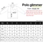 Áo Polo nam nữ dài tay có túi Basic Glimmer 335A Vải Mesh Nhật, chống nắng, chống tia UV |38-85KG