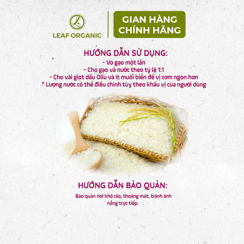Ảnh Gạo trắng ST25 hữu cơ Hoa Sữa Foods loại dẻo thơm 1KG 3