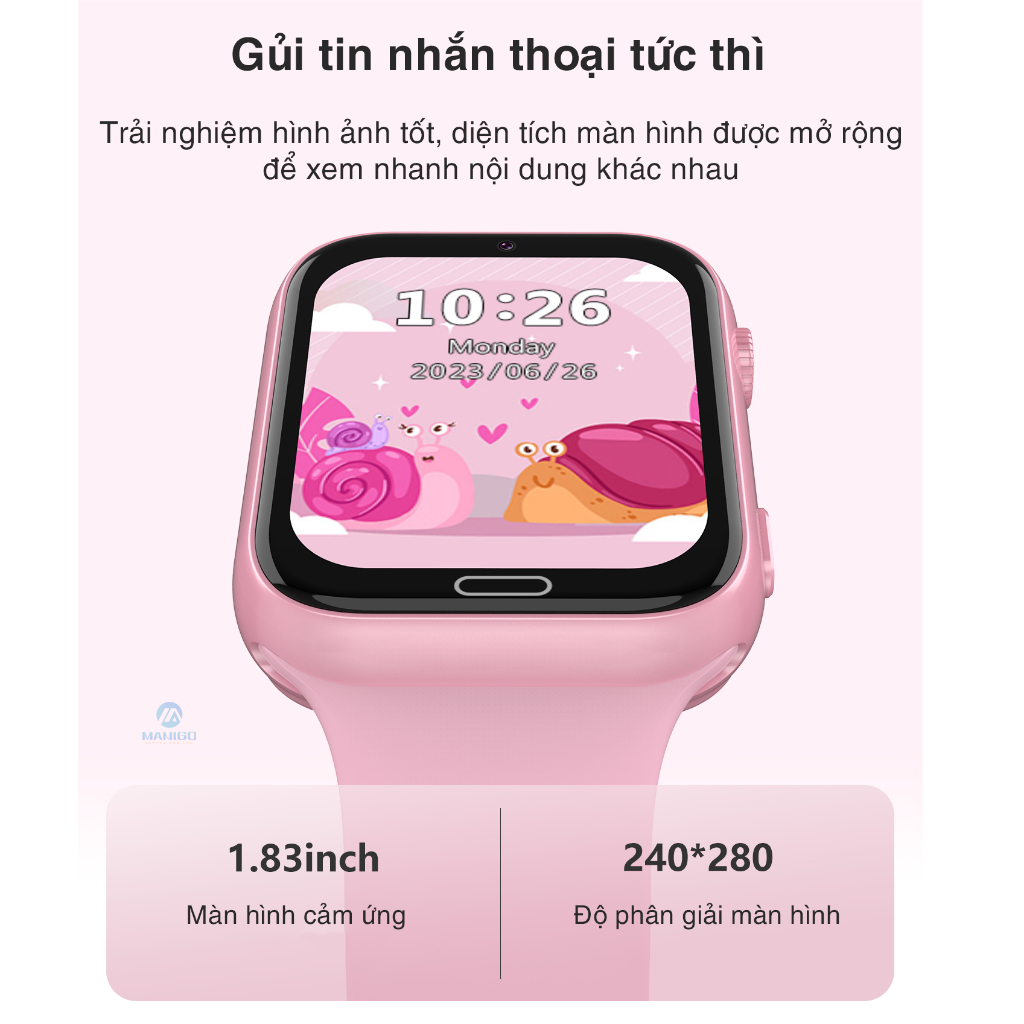Ảnh Đồng hồ thông minh trẻ em valdus VT36 Lắp sim nghe gọi Call video Định vị Cảnh báo nguy hiểm BH 1năm 2