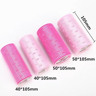 Lô Uốn Tóc Tròn Mái Bay Hàn Quốc Lõi Nhôm 12cm Siêu To Dài Tự Dính Uốn Mái Dài Cỡ Lớn