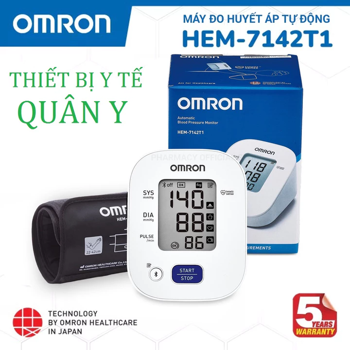 Máy đo huyết áp đo bắp Omron Hem - 7142T2